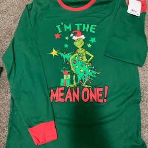 Grinch Dr. Suess Christmas pajama set